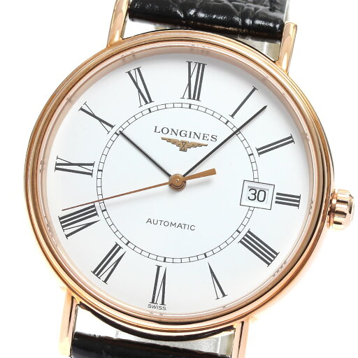 ロンジン LONGINES L4.922.1 プレザンス デイト 自動巻き メンズ 美品 保証書付き_903318【中古】 ロンジン LONGINES L4.922.1 プレザンス デイト 自動巻き メンズ 美品 保証書付き_903318【中古】