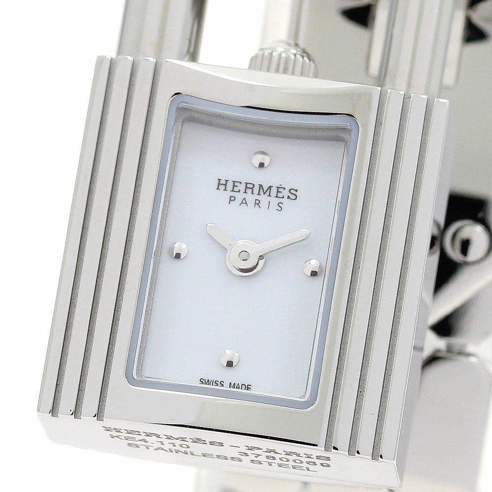エルメス HERMES KE4.110 ケリーウォッチ クォーツ レディース 極美品 箱・保証書付き_903442【中古】