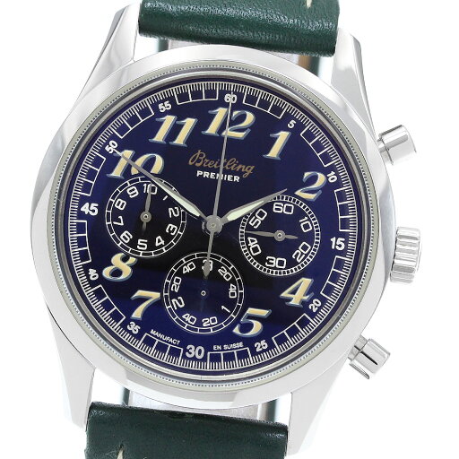 ブライトリング BREITLING A40035 ナビタイマー プレミエ クロノグラフ 自動巻き メンズ 箱・保証書付き_896113【中古】 ブライトリング BREITLING A40035 ナビタイマー プレミエ クロノグラフ 自動巻き メンズ 箱・保証書付き_896113【中古】