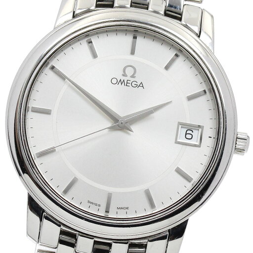 ベルト訳あり オメガ OMEGA 4510.31 デビル プレステージ デイト クォーツ メンズ _890955【中古】 ベルト訳あり オメガ OMEGA 4510.31 デビル プレステージ デイト クォーツ メンズ _890955【中古】