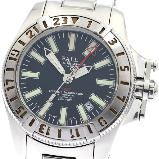 ボールウォッチ BALLWATCH DG1016A エンジニア ハイドロカーボン GMT デイト 自動巻き メンズ _893592【中古】 ボールウォッチ BALLWATCH DG1016A エンジニア ハイドロカーボン GMT デイト 自動巻き メンズ _893592【中古】