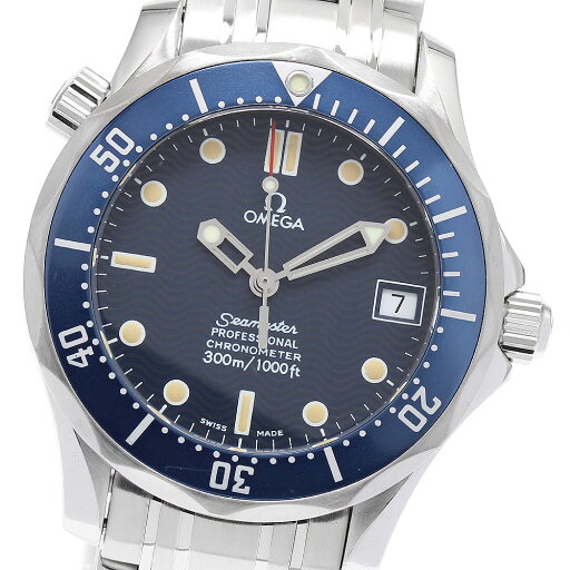 オメガ OMEGA 2551.80 シーマスター300 デイト 自動巻き ボーイズ 良品 保証書付き_898973【中古】 オメガ OMEGA 2551.80 シーマスター300 デイト 自動巻き ボーイズ 良品 保証書付き_898973【中古】