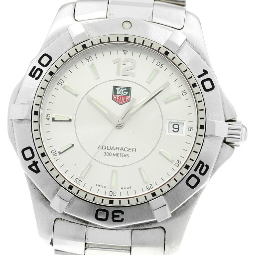 タグホイヤー TAG HEUER WAF1112 アクアレーサー デイト クォーツ メンズ _886413【中古】 タグホイヤー TAG HEUER WAF1112 アクアレーサー デイト クォーツ メンズ _886413【中古】