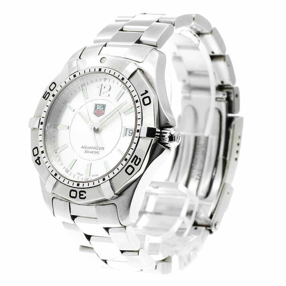 タグホイヤー TAG HEUER WAF1112 アクアレーサー デイト クォーツ メンズ _886413【中古】