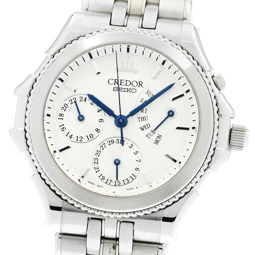 セイコー SEIKO GCBG997/4S77-0A20 クレドール パシフィーク デイデイト GMT レトログラード 自動巻き ボーイズ 良品 _900962【中古】 セイコー SEIKO GCBG997/4S77-0A20 クレドール パシフィーク デイデイト GMT レトログラード 自動巻き ボーイズ 良品 _900962【中古】