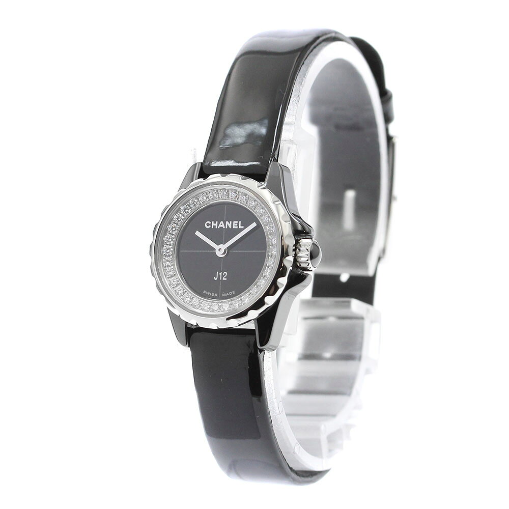 シャネル CHANEL H4663 J12 XS ダイヤ クォーツ レディース 美品 _901490【中古】