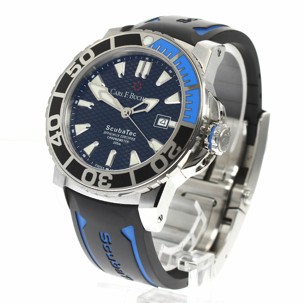 カール F.ブヘラ CARL F.BUCHERER 10632.23 パトラビ スキューバテック デイト 自動巻き メンズ _904653【中古】