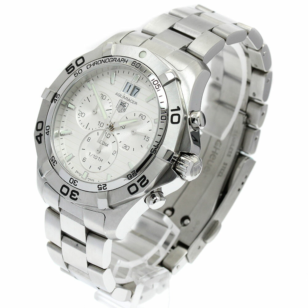 タグホイヤー TAG HEUER CAF101F アクアレーサー デイト クロノグラフ クォーツ メンズ 美品 _902969【中古】