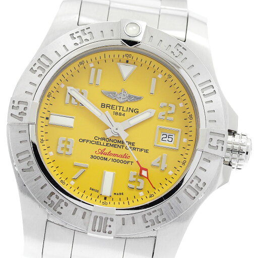 ブライトリング BREITLING A17331 アベンジャー2 シーウルフ デイト 自動巻き メンズ 箱・保証書付き_905949【中古】 ブライトリング BREITLING A17331 アベンジャー2 シーウルフ デイト 自動巻き メンズ 箱・保証書付き_905949【中古】