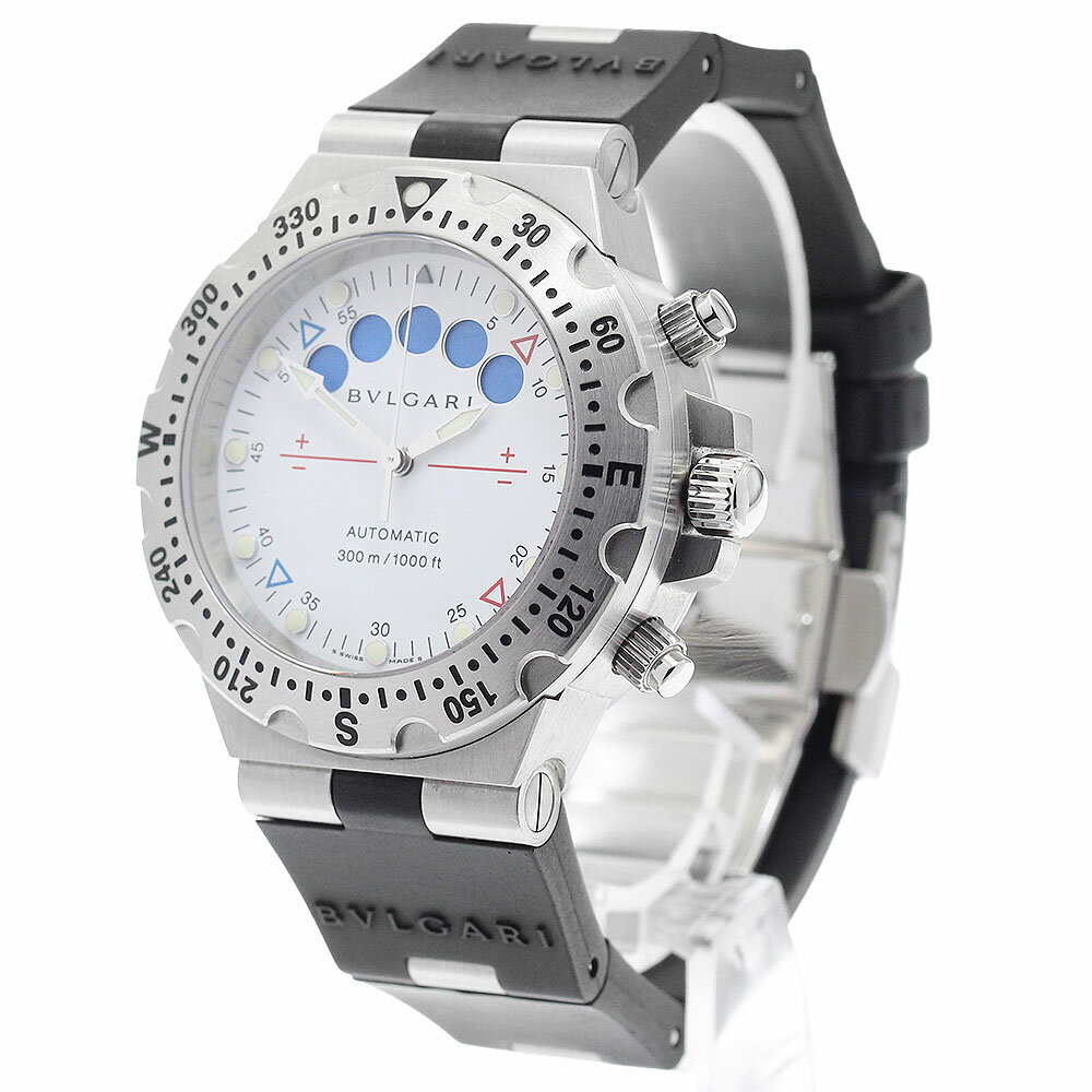 ブルガリ BVLGARI SD40SRE ディアゴノ スクーバプロ レガッタ クロノグラフ 自動巻き メンズ _905824【中古】