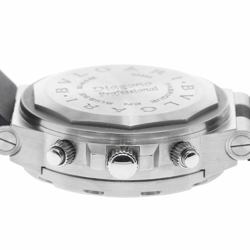 ブルガリ BVLGARI SD40SRE ディアゴノ スクーバプロ レガッタ クロノグラフ 自動巻き メンズ _905824【中古】