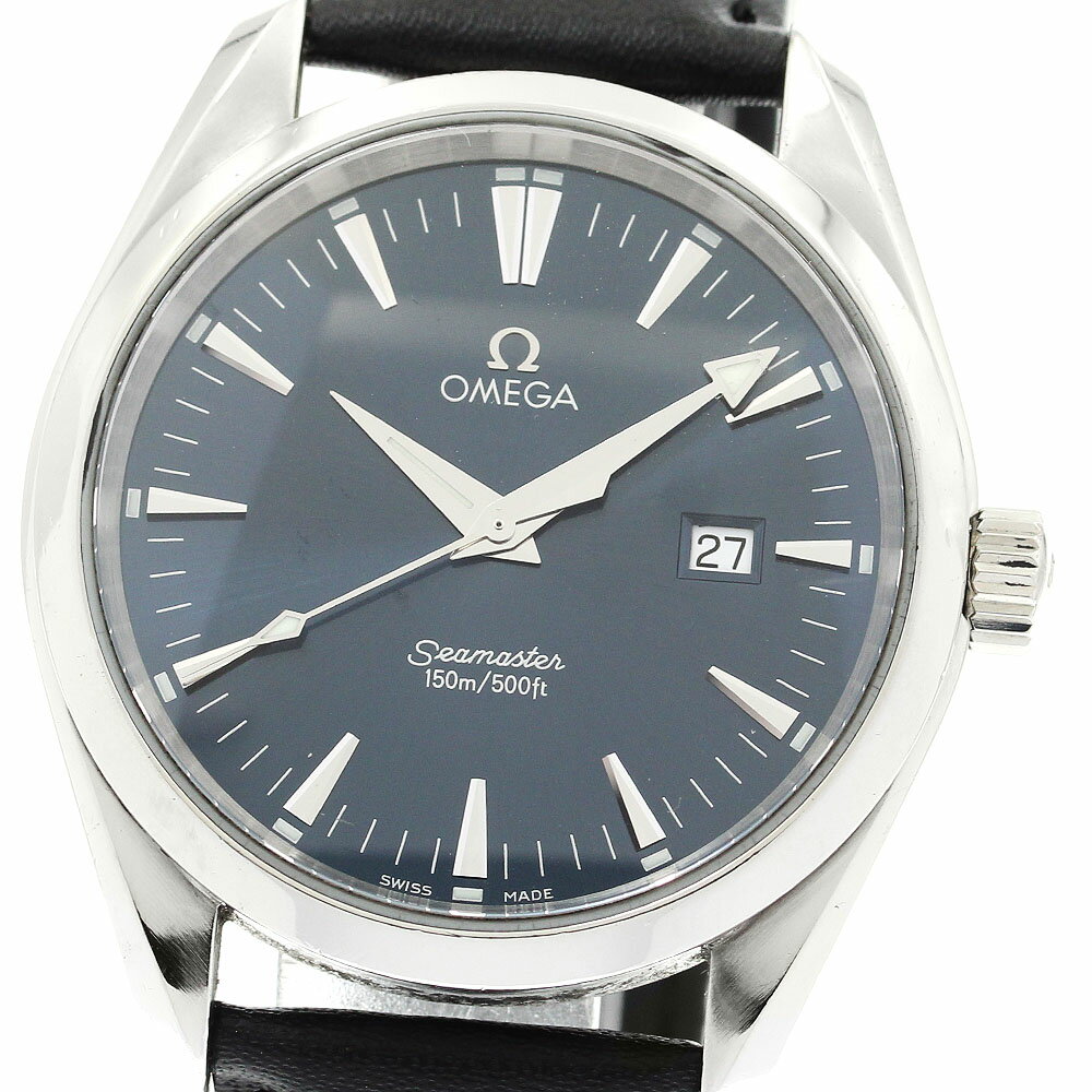 オメガ OMEGA 2517.80 シーマスター アクアテラ デイト クォーツ メンズ _89409 ...