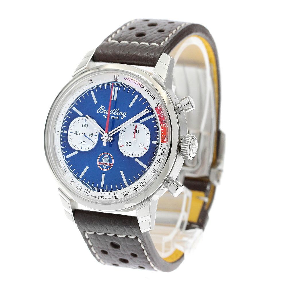 ブライトリング BREITLING AB01763A1C1X1 トップタイム B01 シェルビー コブラ クロノグラフ 自動巻き メンズ 未使用品 保証書付き_907285【中古】