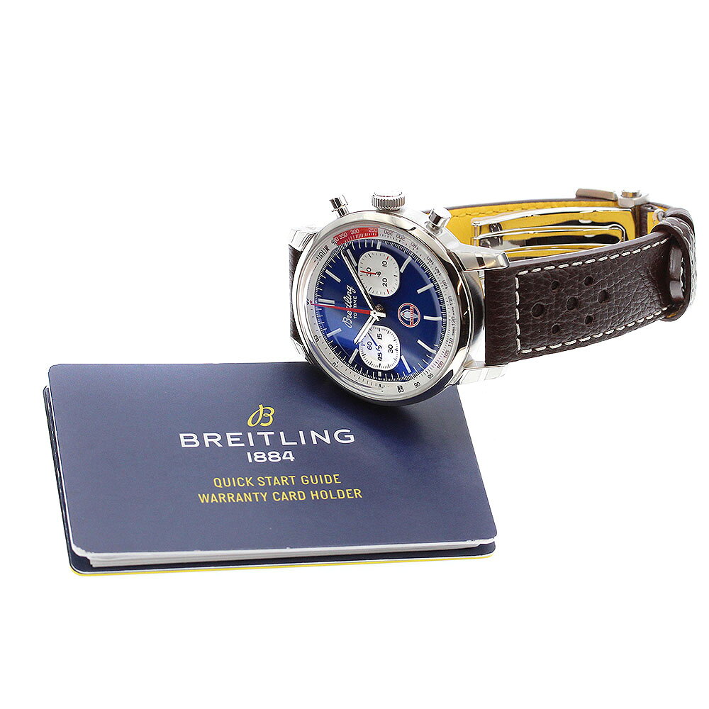 ブライトリング BREITLING AB01763A1C1X1 トップタイム B01 シェルビー コブラ クロノグラフ 自動巻き メンズ 未使用品 保証書付き_907285【中古】