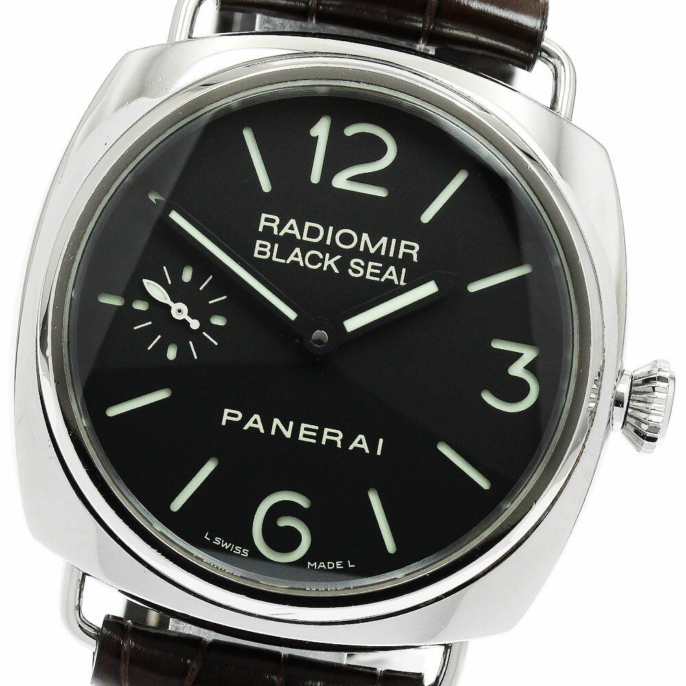 パネライ PANERAI PAM00183 ラジオミール ブラックシール スモールセコンド 手巻き  ...