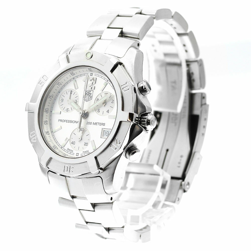 タグホイヤー TAG HEUER CN1111 エクスクルーシブ デイト クロノグラフ クォーツ メンズ _903550【中古】