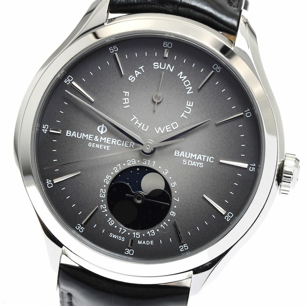 ボーム＆メルシェ Baume & Mercier 65890/M0A10548 クリフトン ボーマティック 自動巻き メンズ 良品 ..