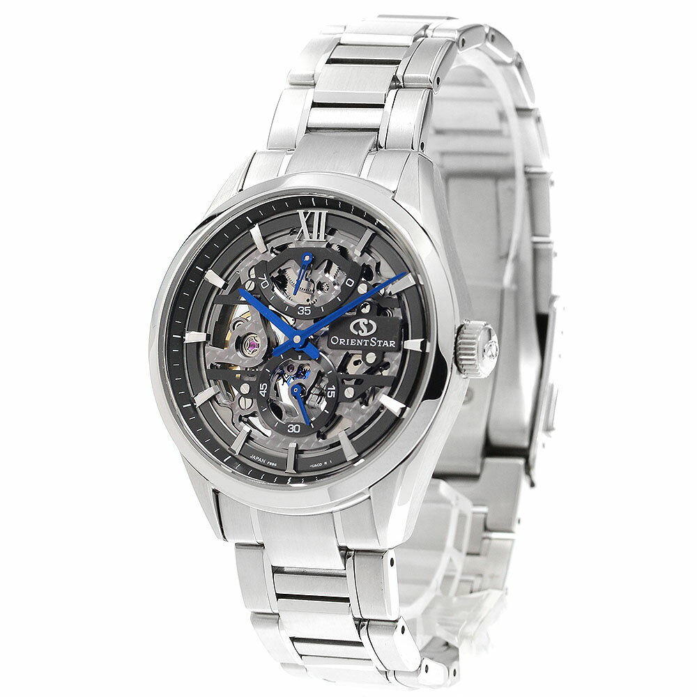 オリエント ORIENT F8B6-UAC0/RK-AZ0102N オリエントスター パワーリザーブ スモールセコンド 手巻き メンズ 箱・保証書付き_908351【中古】