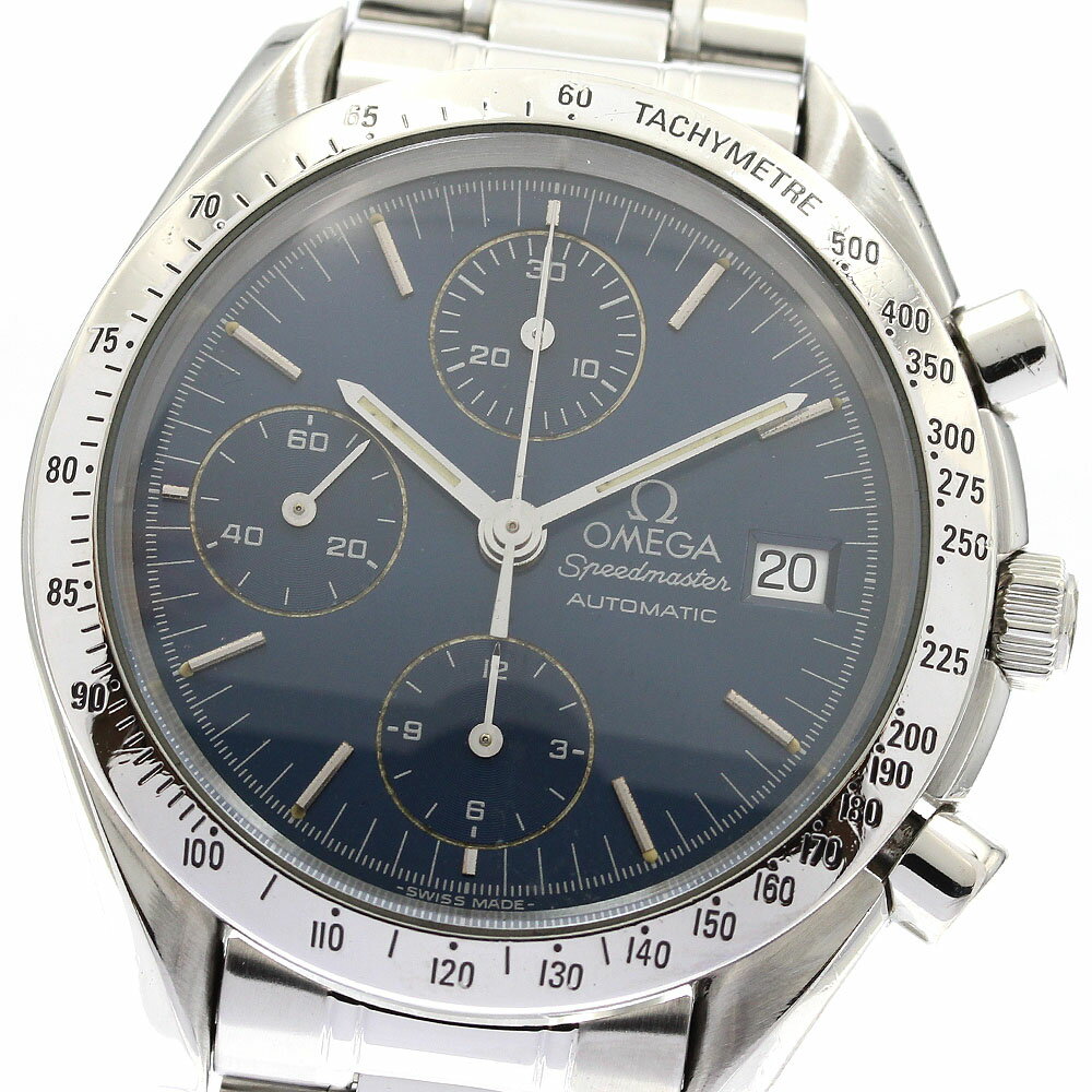 オメガ OMEGA 3511.80 スピードマスター デイト クロノグラフ 自動巻き メンズ 保証書付き_887212【中古】
