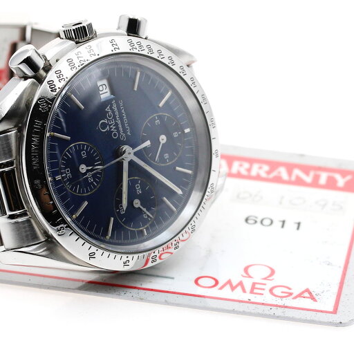 オメガ OMEGA 3511.80 スピードマスター デイト クロノグラフ 自動巻き メンズ 保証書付き_887212【中古】