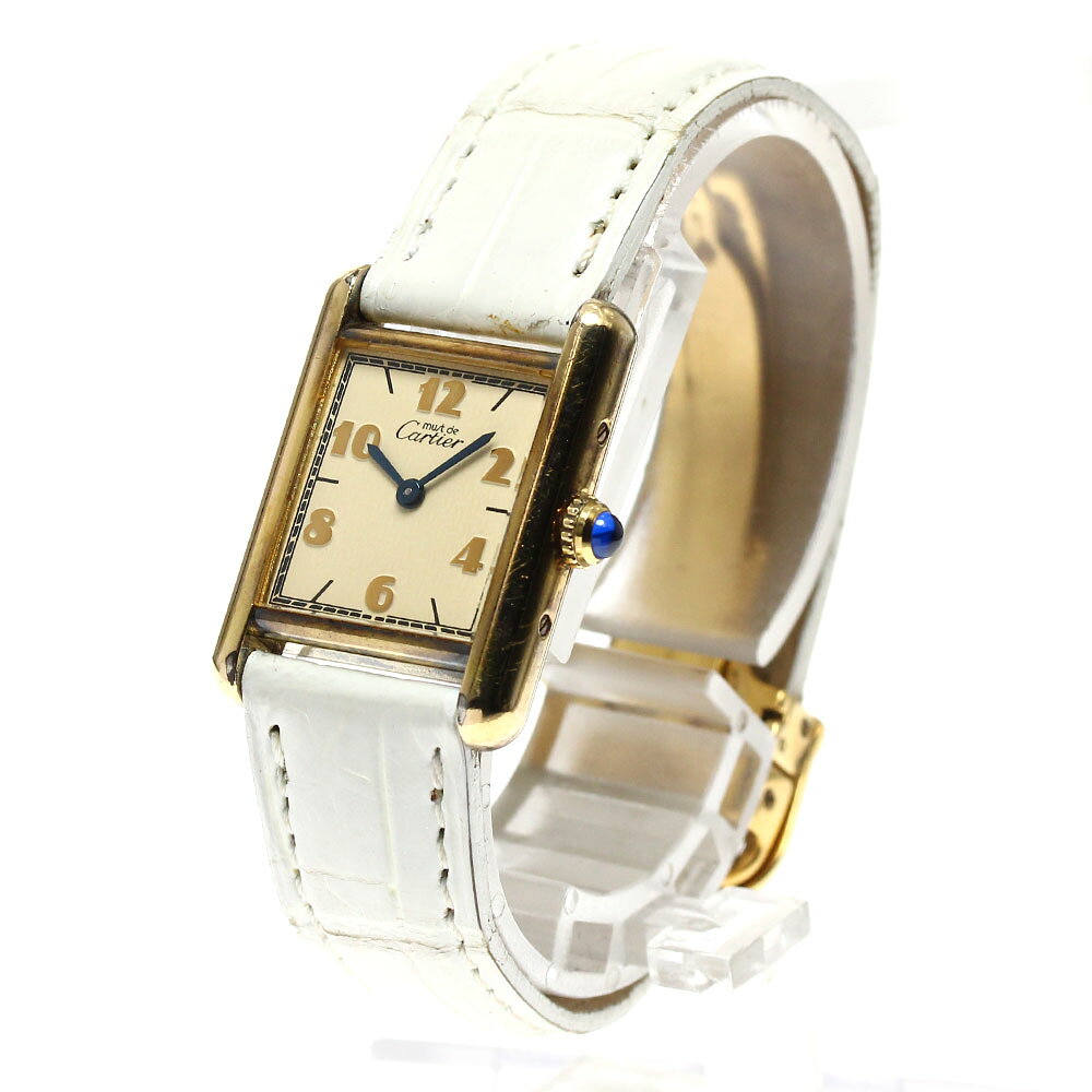 カルティエ CARTIER マストタンクSM クォーツ レディース _906756【中古】