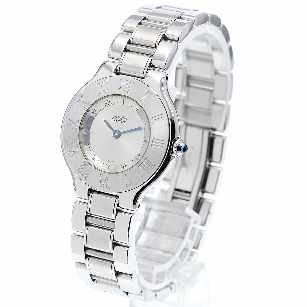 カルティエ CARTIER W10110T2 マスト21 LM クォーツ ボーイズ _904942【中古】