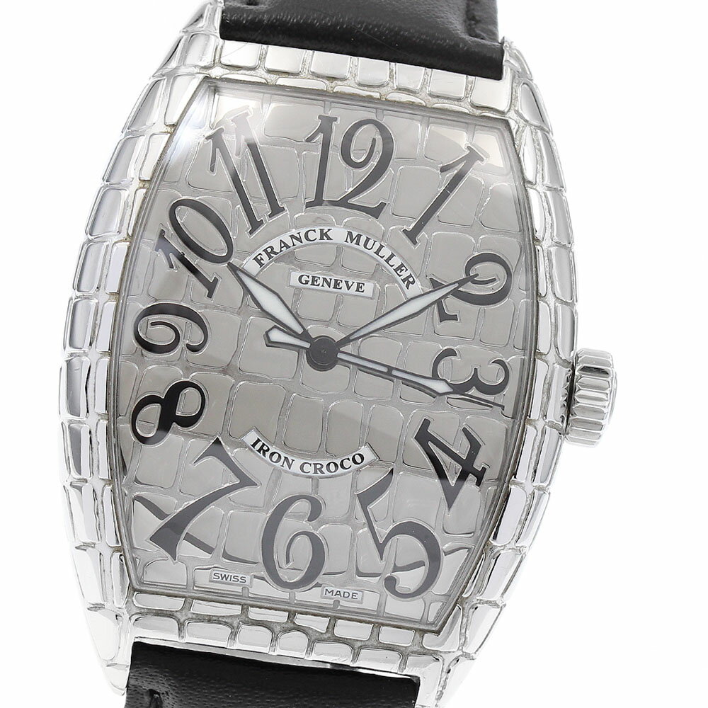 フランクミュラー FRANCK MULLER 7880SCIRONCRO トノウカーベックス アイアンクロコ 自動巻き メンズ 保証書付き_906561【中古】