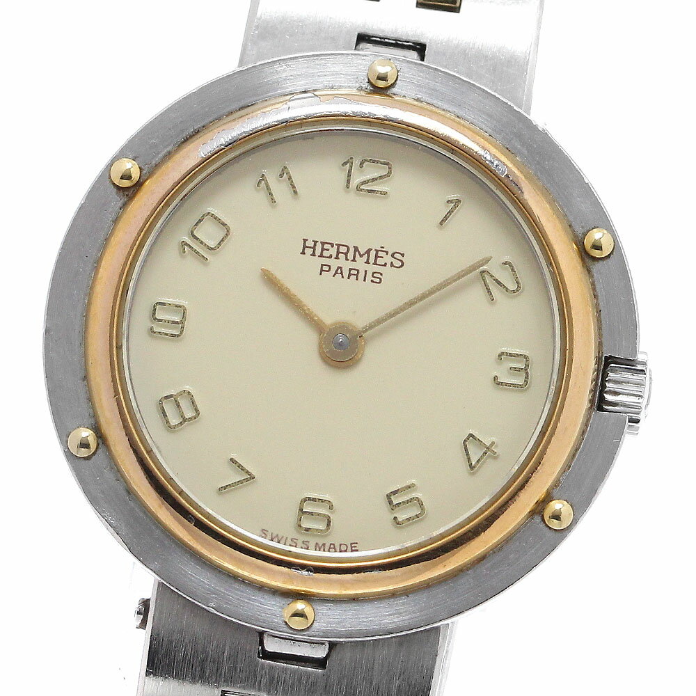 エルメス HERMES オリンピア クォーツ レディース _902553【中古】