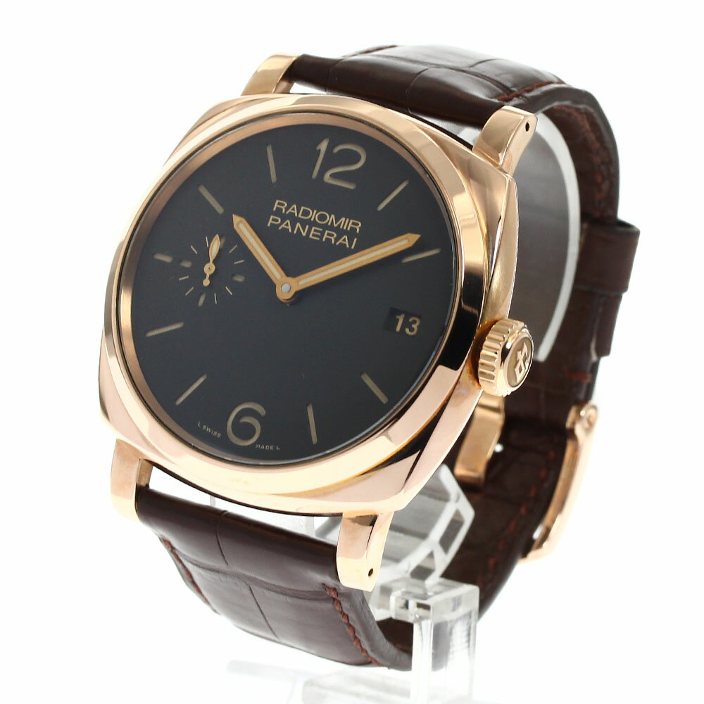 パネライ PANERAI PAM00515 ラジオミール1940 3デイズ K18PG 手巻き メンズ 美品 _826176【中古】