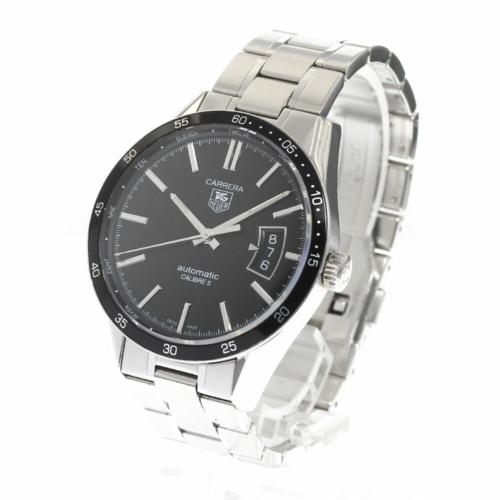 タグホイヤー TAG HEUER WV211M-0 カレラ キャリバー5 デイト 自動巻き メンズ _904677【中古】