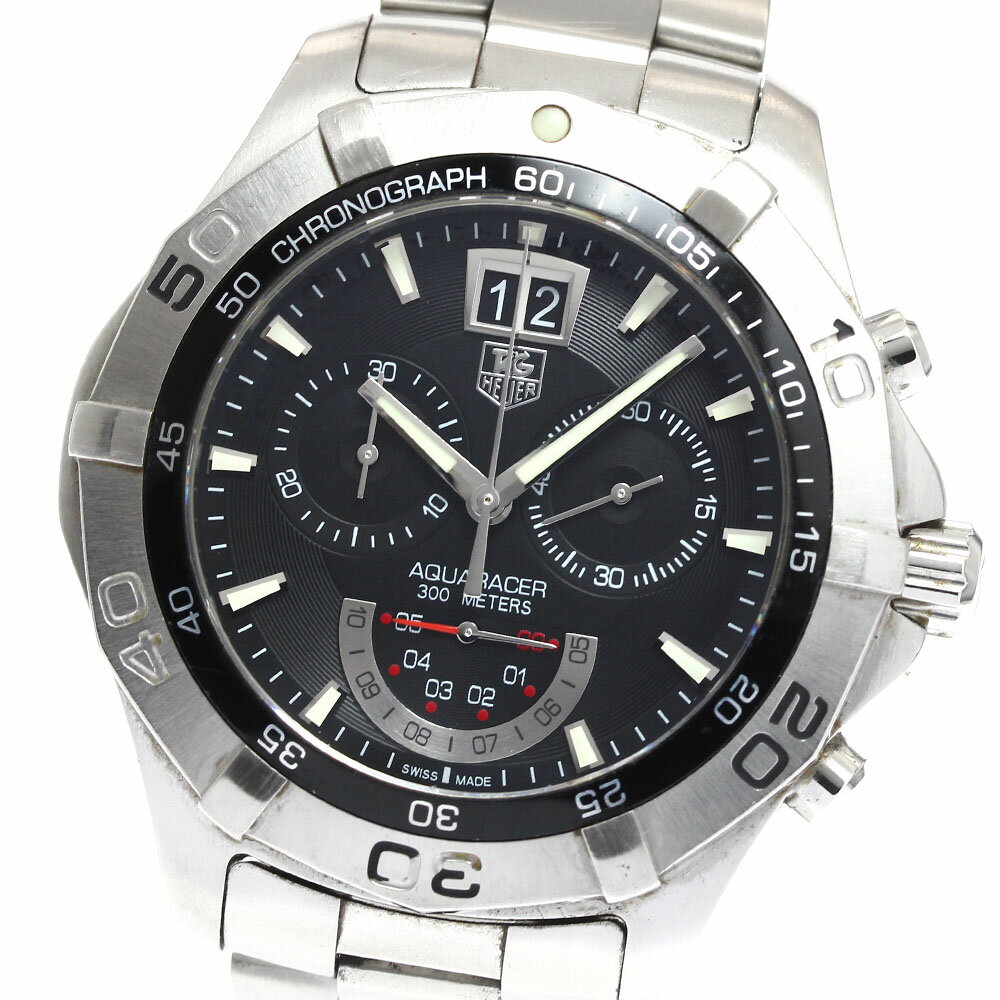 タグホイヤー TAG HEUER CAF101A.BA0821 アクアレーサー グランドデイト クォ ...