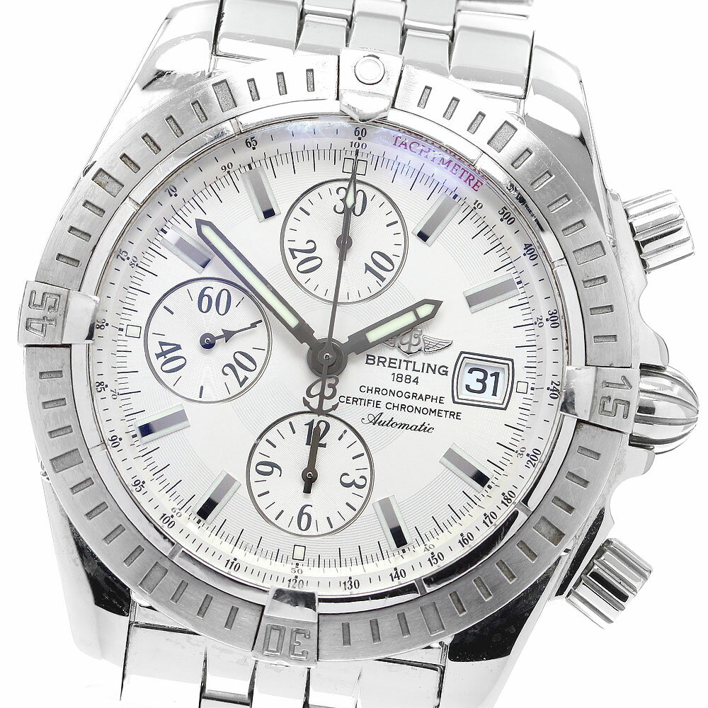 ブライトリング BREITLING A13356 クロノマット エボリューション デイト 自動巻き メンズ _910690【中古】