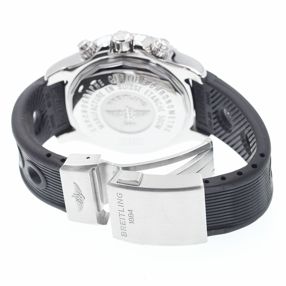 ブライトリング BREITLING A13341 スーパーオーシャン スチールフィッシュ デイデイト クロノグラフ 自動巻き メンズ _911680【中古】