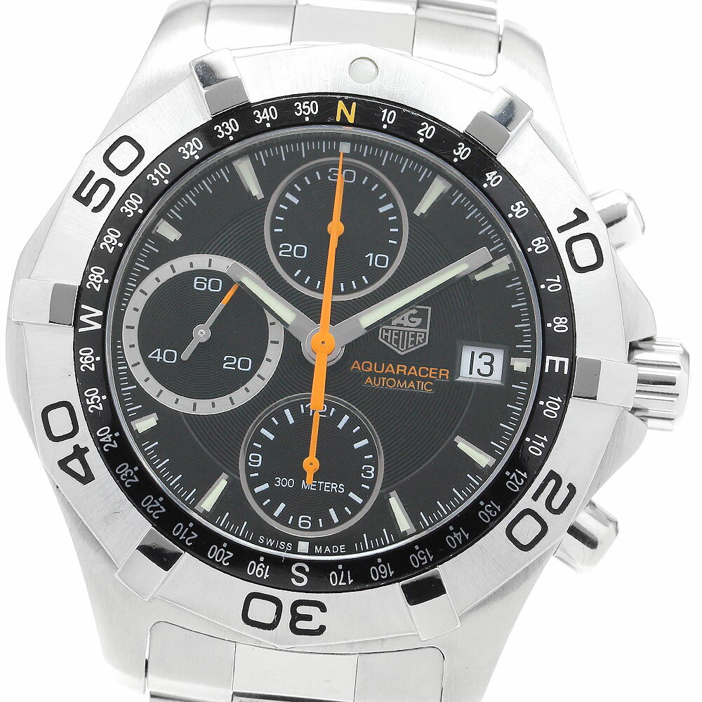 タグホイヤー TAG HEUER CAF2113.BA0809 アクアレーサー クロノグラフ デイト 自動巻き メンズ 保証書付き_911916【中古】