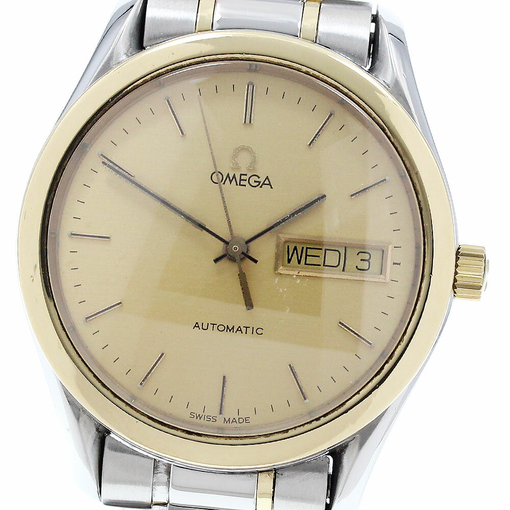 ベルト訳あり オメガ OMEGA 5120.10 クラシック YGコンビ デイデイト 自動巻き メンズ _910447【中古】