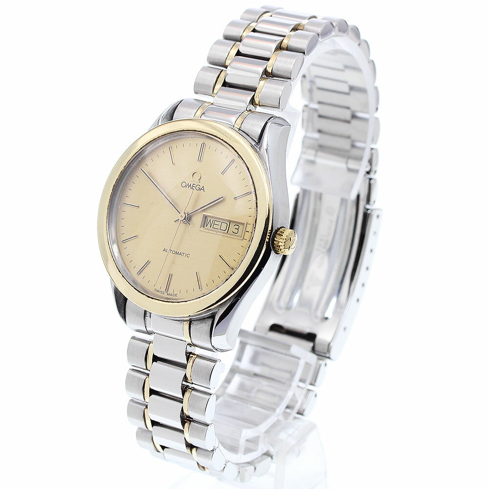 ベルト訳あり オメガ OMEGA 5120.10 クラシック YGコンビ デイデイト 自動巻き メンズ _910447【中古】