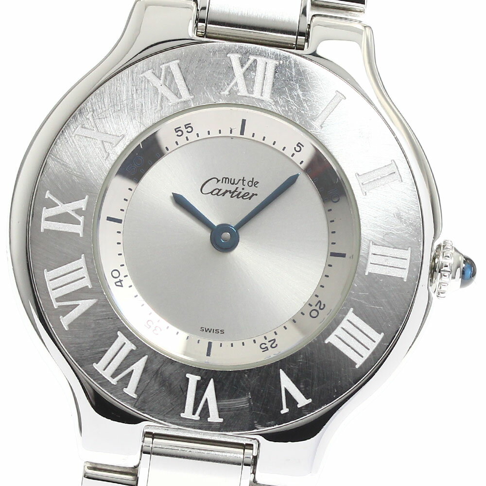 カルティエ CARTIER W10110T2 マスト21 LM クォーツ ボーイズ _912512【 ...