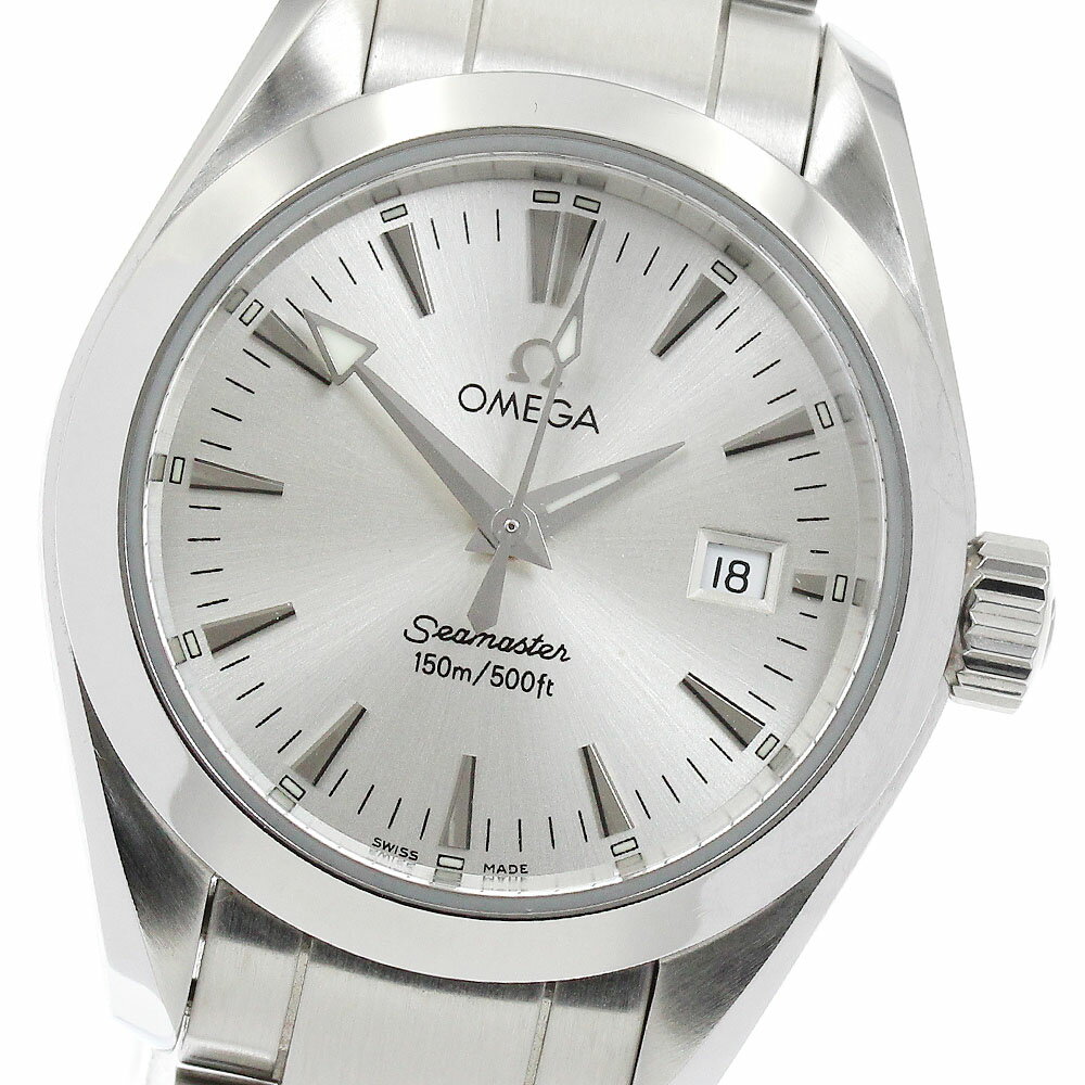 オメガ OMEGA 2577.30 シーマスター アクアテラ デイト クォーツ レディース 良品 _ ...