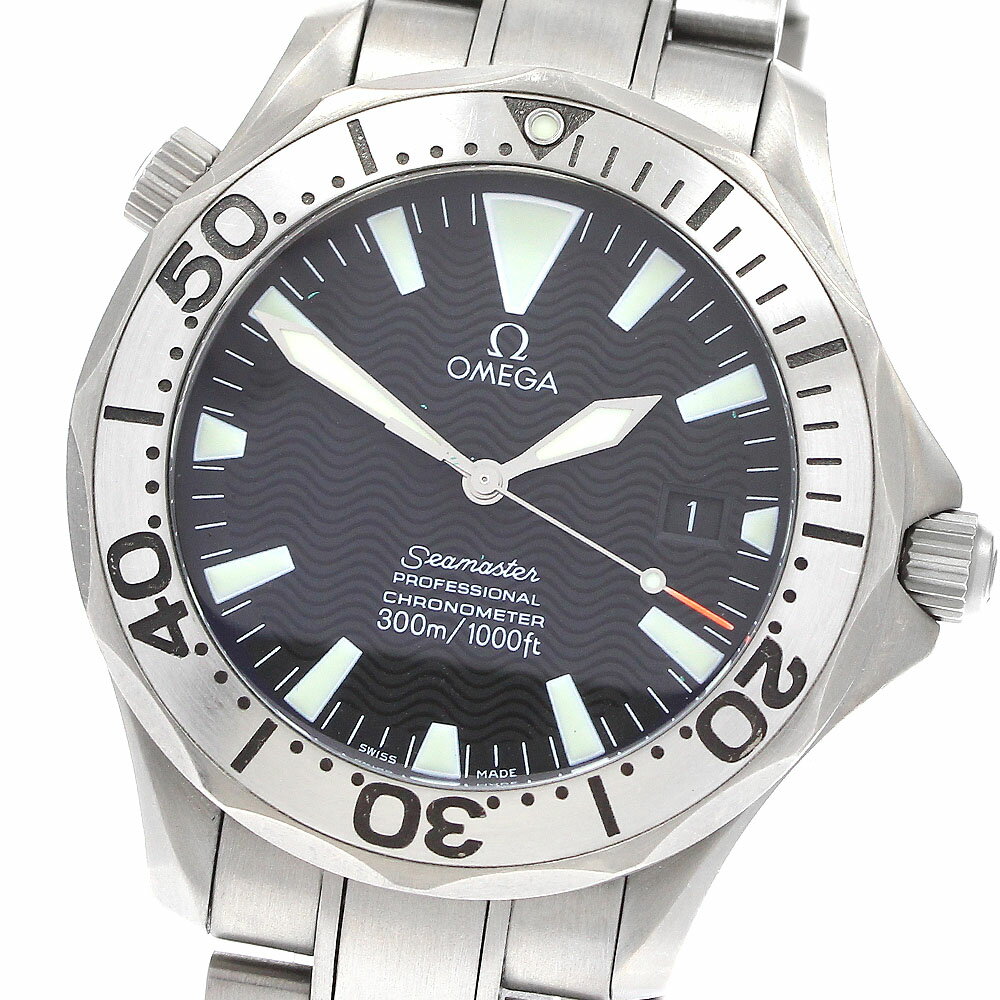 オメガ OMEGA 2231.50 シーマスター300 デイト 自動巻き メンズ _911993【中 ...