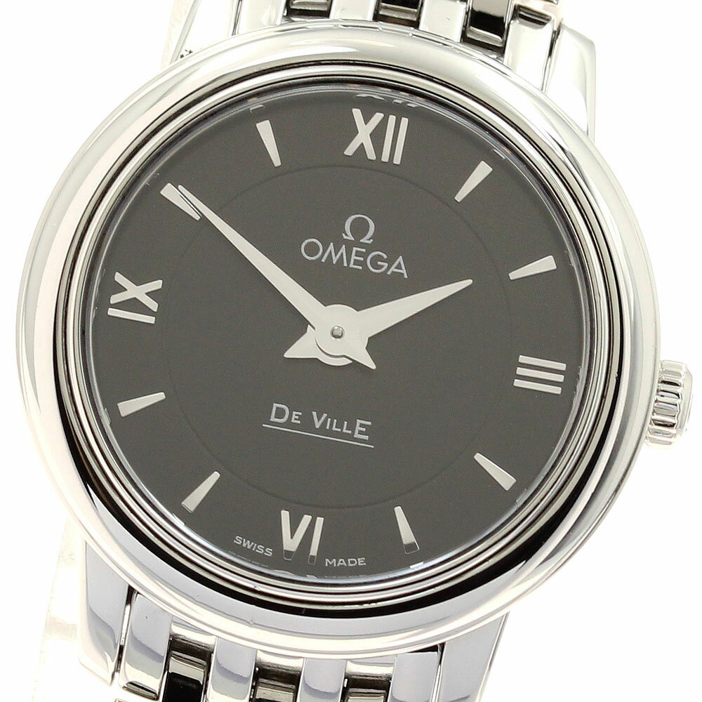 状態ランク 本体ランク AB ベルトランク A 商品の状態 ガラス 綺麗な状態 ケース 僅かな擦り傷、小さい打痕 ベゼル 僅かな擦り傷、小さい打痕 ベルト/ブレスレット 少しの擦り傷 針 綺麗な状態 文字盤 綺麗な状態 尾錠/バックル 少しの擦り傷 商品管理No. 912393　 464 251017 MA 商品の詳細 ブランド オメガ/OMEGA モデル名 デビル プレステージ 性別 レディース ケース素材 SS ベルト素材 SS 文字盤色 ブラック 機械タイプ クォーツ Ref.No 424.10.24.60.01.001 シリアルNo 92367*** 付属品 保証書（カード） ケースサイズ(w) 約 24mm ベルトサイズ※1 約 15.5cm ラグ幅 12mm OH歴 弊社では実施しておりません。 保証書の情報 未記入 ※1：ベルトサイズとは、ケース部分も含めた総腕回りのサイズになります。 ※機械式時計の場合、姿勢差などの影響により日差が大きくなることも御座います。こちらの数値はあくまで参考値としてお考え下さい。日差が大きいからという理由での返品や無償修理の対応は致しかねますので、ご理解の上ご入札下さい。 ※写真にて状態をご確認下さいませ。 ※USED品になりますので、ご理解頂ける方のご購入をお待ちしております。