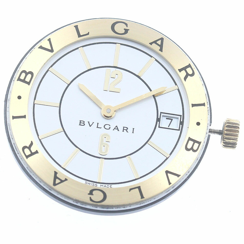 ブルガリ BVLGARI ソロテンポ Cal.MVE002-TEEE デイト ムーブメント クォーツ メンズ 良品 _BV-11【中古】