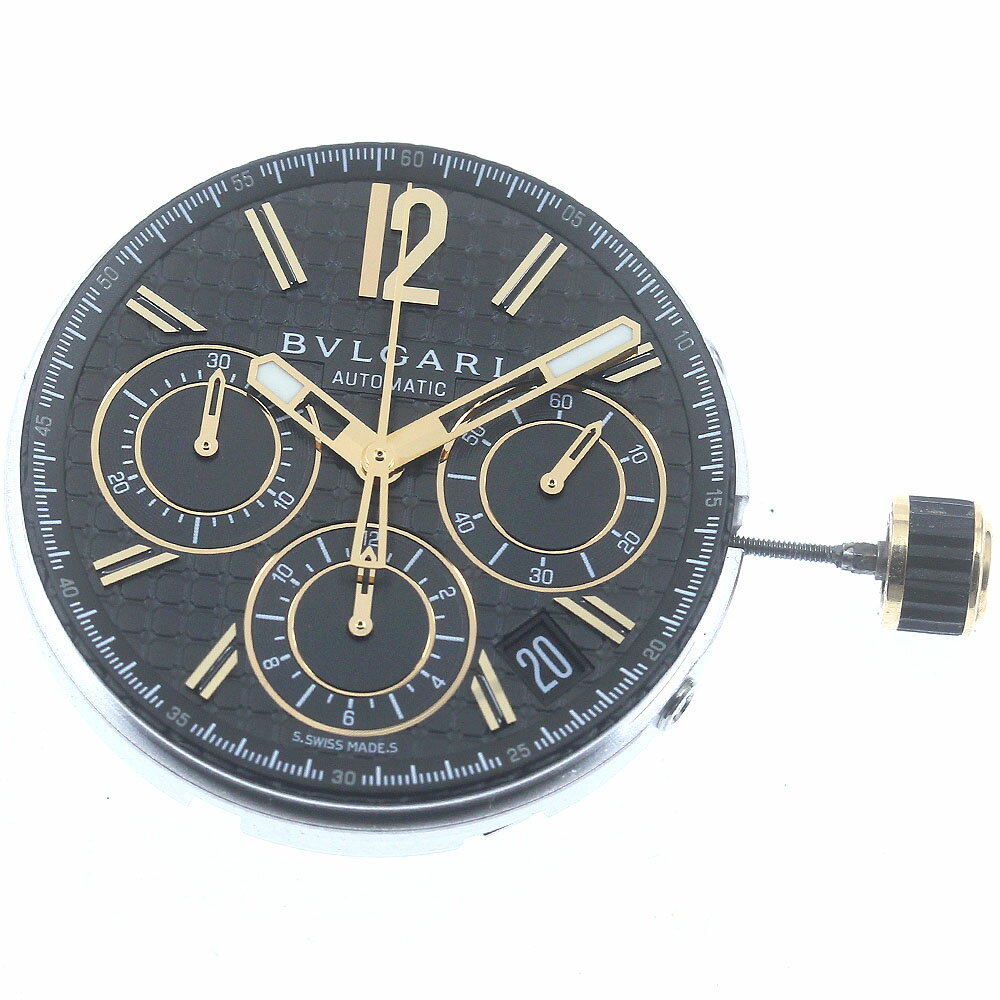 FRANCK MULLER - ブルガリ BVLGARI Cal.080-TEEL クロノグラフ ムーブメント 自動巻き メンズ 良品 _BV-9【中古】