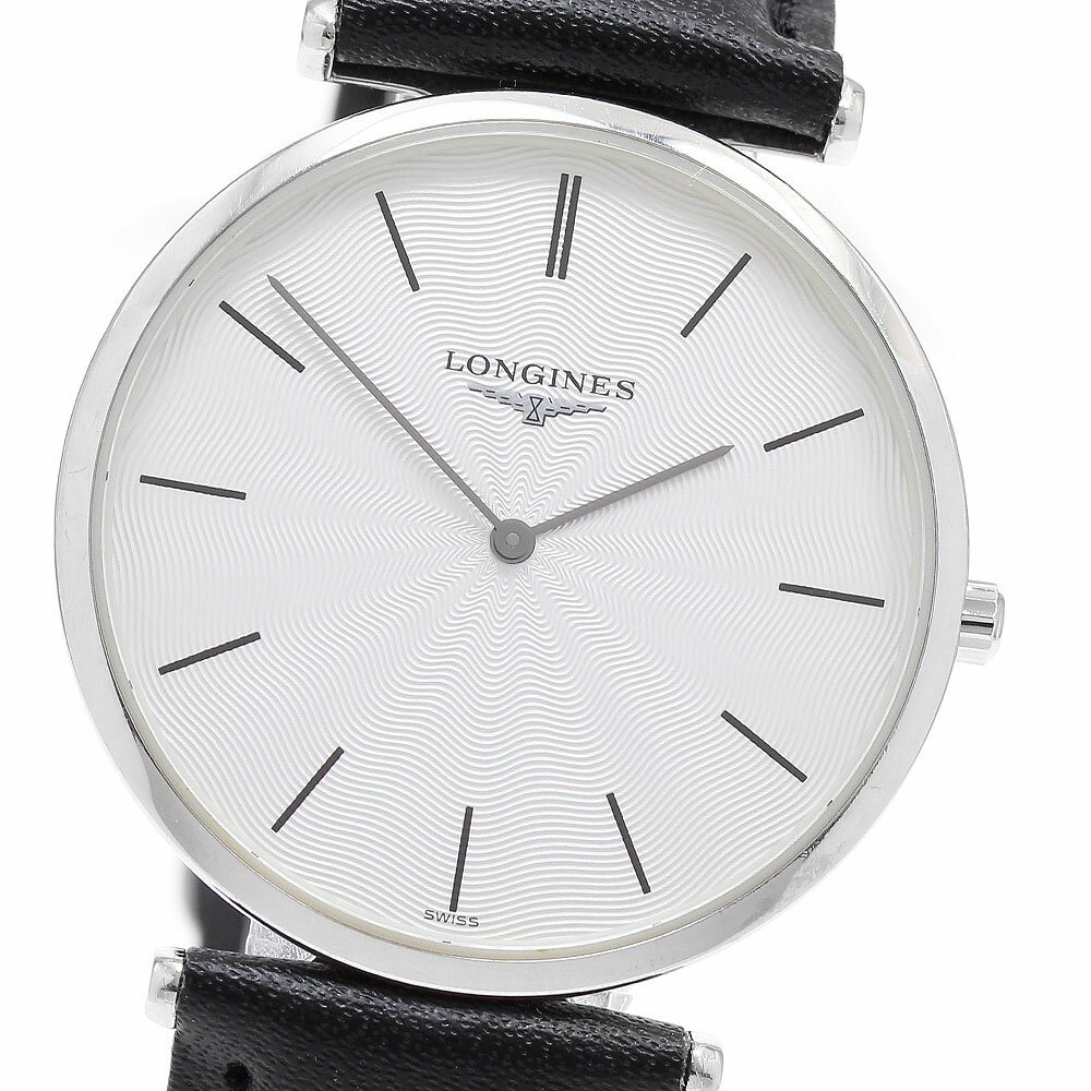 ロンジン LONGINES L4.709.4 グランドクラシック クォーツ メンズ 保証書付き_918043【中古】
