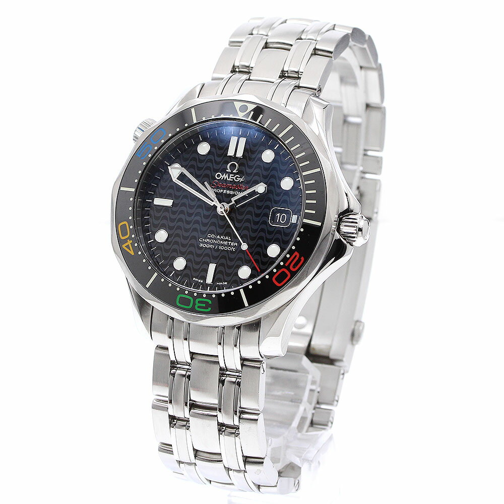 オメガ OMEGA 522.30.41.20.01.001 シーマスター300 2016リオオリンピック リミテッド 自動巻き メンズ 良品 _916282【中古】