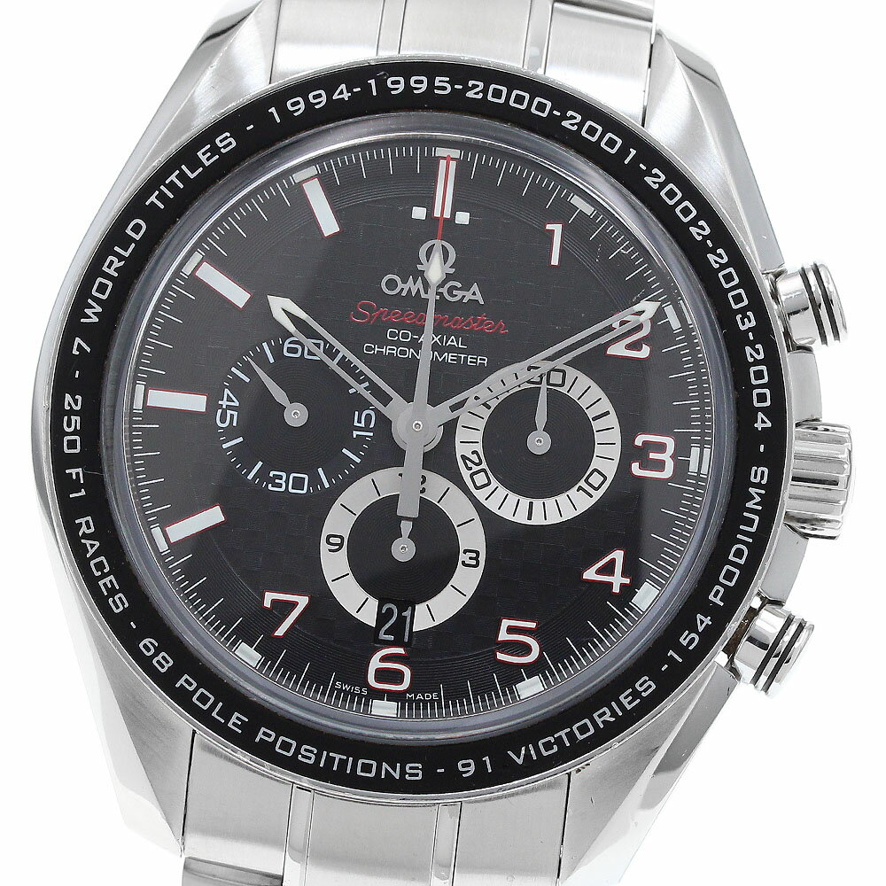 オメガ OMEGA 321.30.44.50.01.001 スピードマスター レーシング シューマッ ...