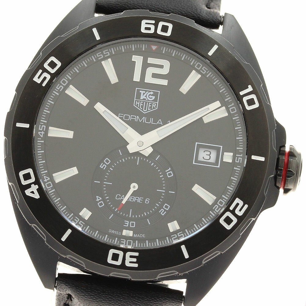 タグホイヤー TAG HEUER WAZ2112 フォーミュラ1 キャリバー6 フルブラック 自動巻き メンズ 美品 _912479【中古】