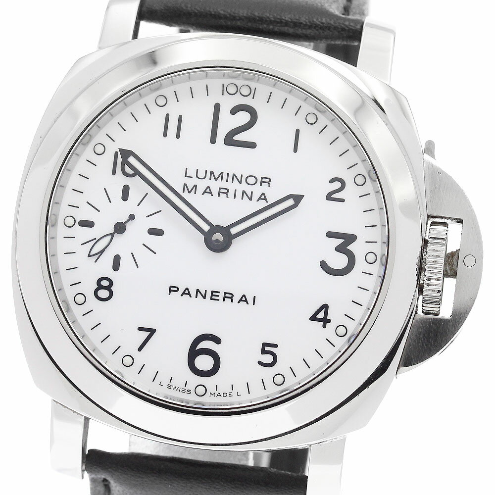 パネライ PANERAI PAM00113 ルミノールマリーナ スモールセコンド 手巻き メンズ 良 ...