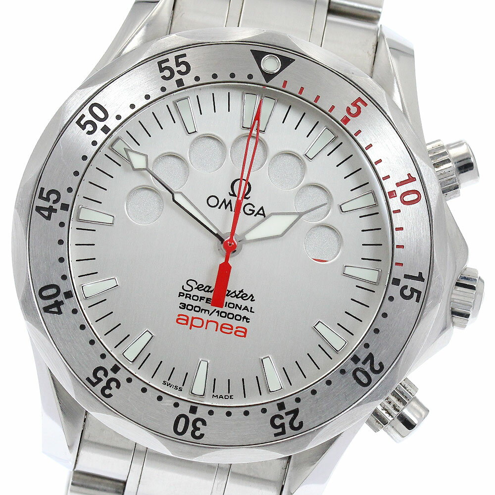 オメガ OMEGA 2595.30 シーマスター300 アプネア ジャックマイヨール クロノグラフ  ...