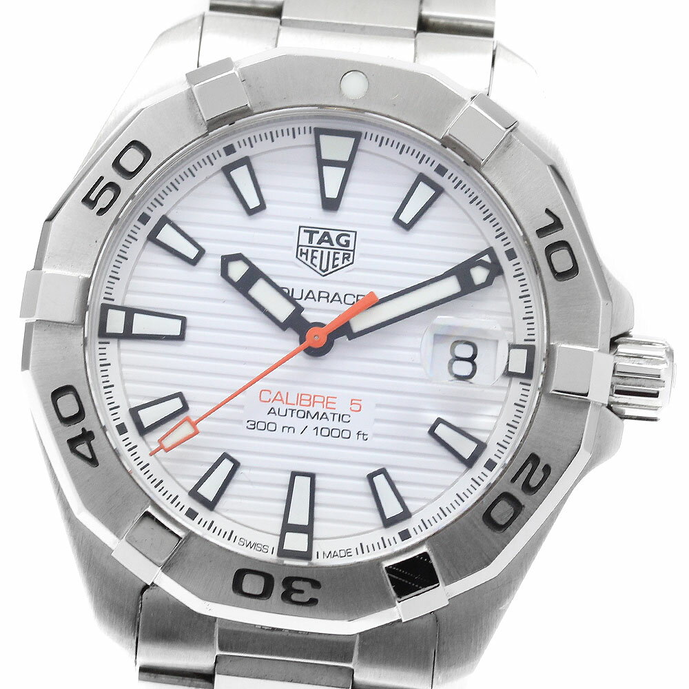 タグホイヤー TAG HEUER WBD2111-0 アクアレーサー キャリバー5 デイト 自動巻き メンズ _918951【中古】