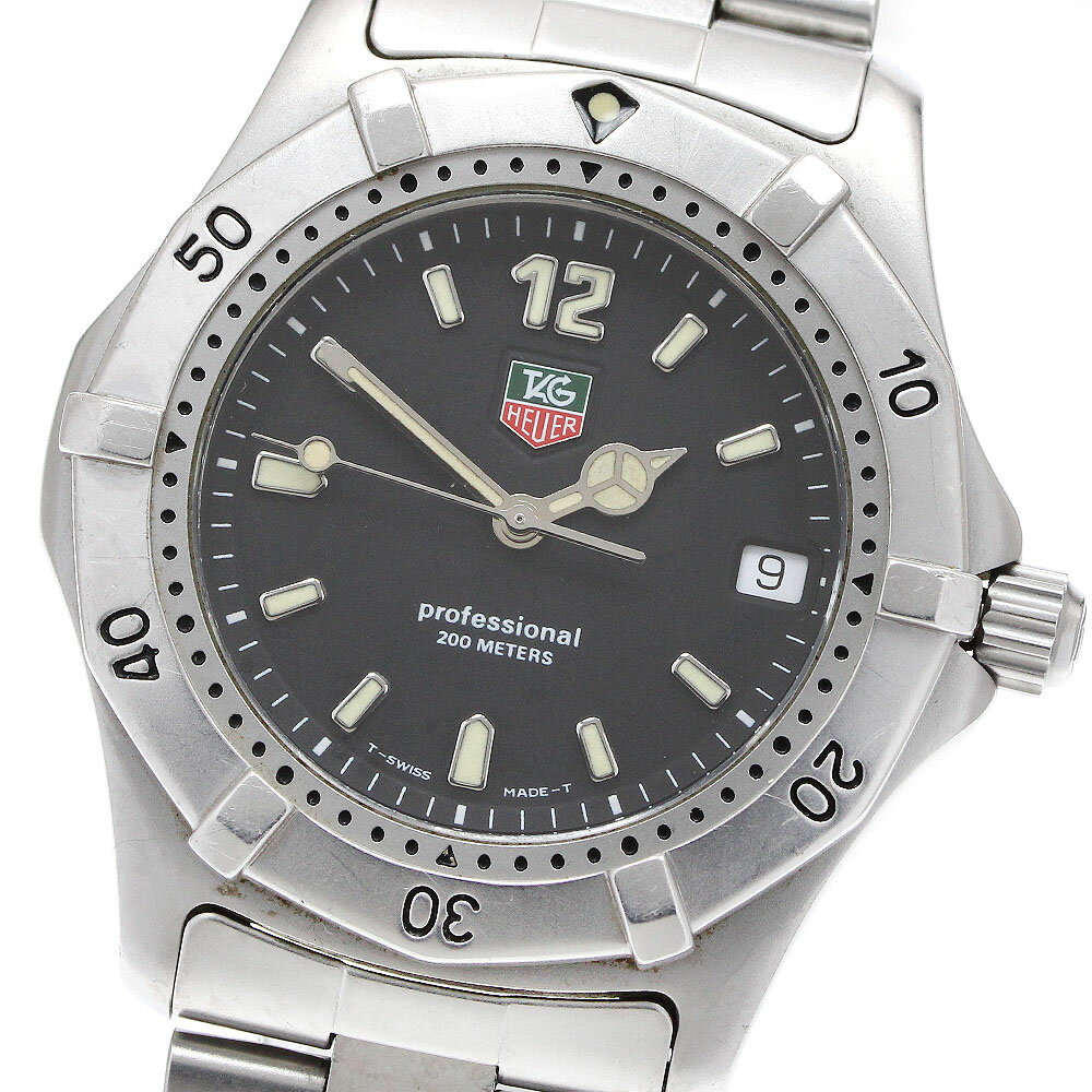 タグホイヤー TAG HEUER WK1110 プロフェッショナル200m デイト クォーツ メンズ _919231【中古】